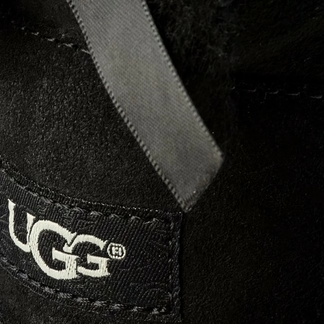 Unisex Shoes UGG - K Mini Bailey Bow II 1017397K K/Blk Black 3 Unisex Shoes UGG - K Mini Bailey Bow II 1017397K K/Blk Black - Image 3