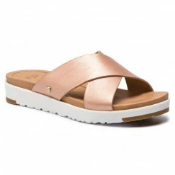 Casual Mules Slides UGG - W Kari Metallic 1092669 W/Rgl Beige