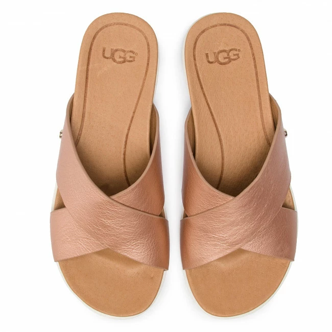 Casual Mules Slides UGG - W Kari Metallic 1092669 W/Rgl Beige 5 Casual Mules Slides UGG - W Kari Metallic 1092669 W/Rgl Beige - Image 5