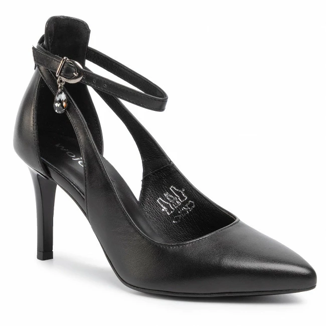 Stilettos WOJAS - 9361-51 Black Black 1 Stilettos WOJAS - 9361-51 Black Black