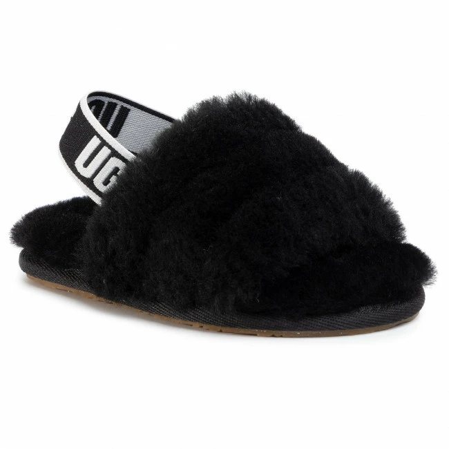 Slippers UGG - T Fluff Yeah Slide 1098579T Blk Black 1 Slippers UGG - T Fluff Yeah Slide 1098579T Blk Black