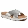 Casual Mules Slides UGG - W Kari Metallic 1102911 Slvr Silver