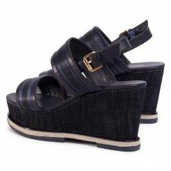 Wedges Sandals WRANGLER - Rhapsody Jeanies WL01553A Navy 016 Navy Blue -Cheap Wojas Store 0000207107908 4