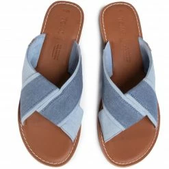 Casual Mules Slides TOMS - Viviana 10015018 Navy Lightweight Denim Blue -Cheap Wojas Store 0000207246331 04 kt