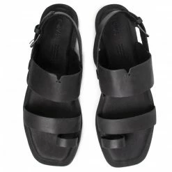 Casual Sandals Sandals TOMS - Freya 10015125 Black Veg Tan Black -Cheap Wojas Store 0000207246836 04 mf