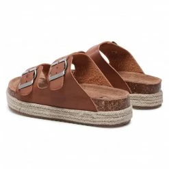 Clogs And Mules Espadrilles XTI - 57060 Camel Brown -Cheap Wojas Store 0000208015172 02 rz