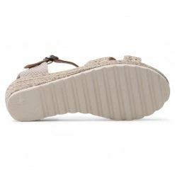 Sandals Espadrilles XTI - 57495 Oro Beige, Gold -Cheap Wojas Store 0000208016131 04 rz