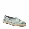 Espadrilles TOMS - Alpargata Rope 10016293 Mercury Botanical Print Green