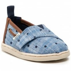 Velcro Shoes TOMS - Alpargata 10016421 Navy Chambray Blue