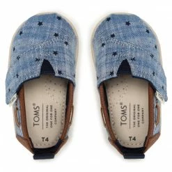 Velcro Shoes TOMS - Alpargata 10016421 Navy Chambray Blue -Cheap Wojas Store 0000208094788 6 sw 1
