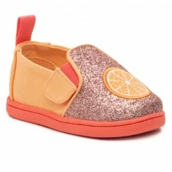 Slided Shoes Shoes TOMS - Alpargata Twin Gore 10016428 Pink Iridescent Glimmer/Orange Orange, Pink