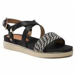 Casual Sandals Sandals WRANGLER - Sunrise Karen Cross WL11702A Black 062 Black