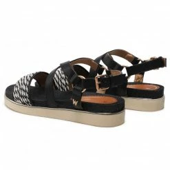 Casual Sandals Sandals WRANGLER - Sunrise Karen Cross WL11702A Black 062 Black -Cheap Wojas Store 0000208122252 02 rz
