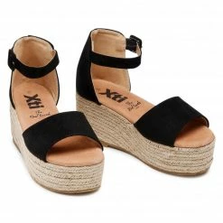 Espadrilles XTI - 42825 Black Black -Cheap Wojas Store 0000208219259 07 rz