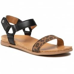Sandals UGG - K Rynell Leopard 1117419K Tan Brown, Black