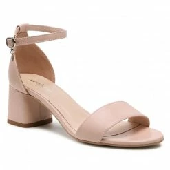 Casual Sandals Sandals WOJAS - 76051-54 Beżowy Pink