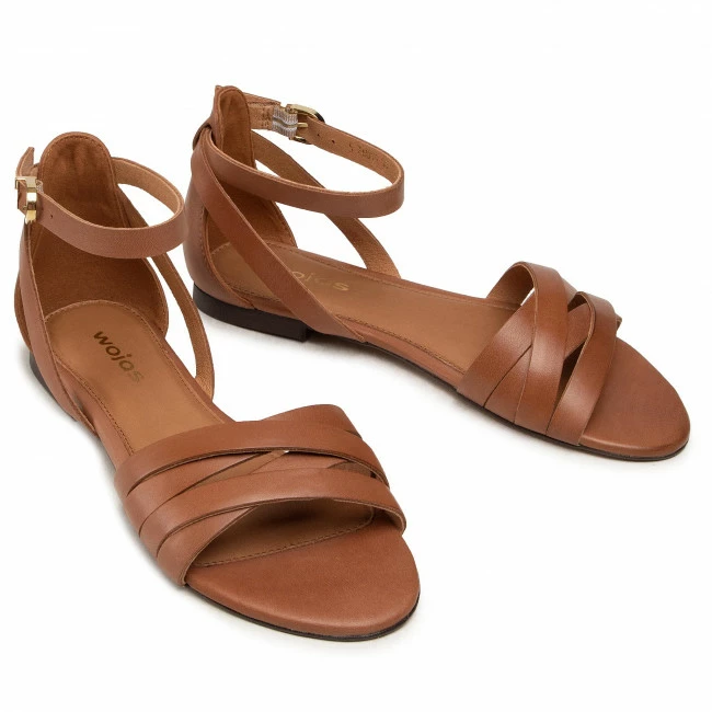 Casual Sandals Sandals WOJAS - 76015-53 J. Brąz Brown 5 Casual Sandals Sandals WOJAS - 76015-53 J. Brąz Brown - Image 5