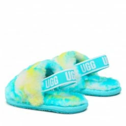 Slippers UGG - T Fluff Yeah Slide Marble 1123638T Obsl Colourful, Blue -Cheap Wojas Store 0000208890137 02 rz