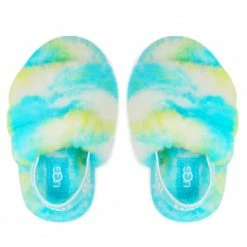 Slippers UGG - T Fluff Yeah Slide Marble 1123638T Obsl Colourful, Blue -Cheap Wojas Store 0000208890137 06 rz