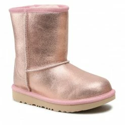 Trekker Boots Footwear UGG - Kids' Classic II Metallic Glitter 1123663K Rgl Pink