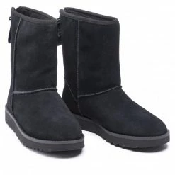 Footwear UGG - W Classic Short Logo Zip 1122672 Blk Black -Cheap Wojas Store 0000208955201 07 pa