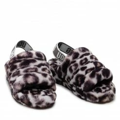 Slippers UGG - W Fluff Yeah Slide Panthr Print 1120903 Sygr Brown -Cheap Wojas Store 0000208955669 08 pl