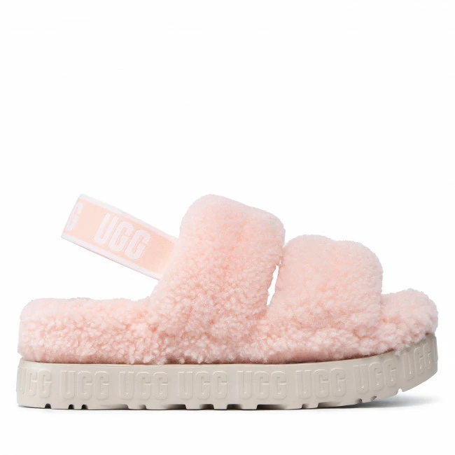 Slippers UGG - W Oh Fluffita 1120876 Pds Pink 2 Slippers UGG - W Oh Fluffita 1120876 Pds Pink - Image 2