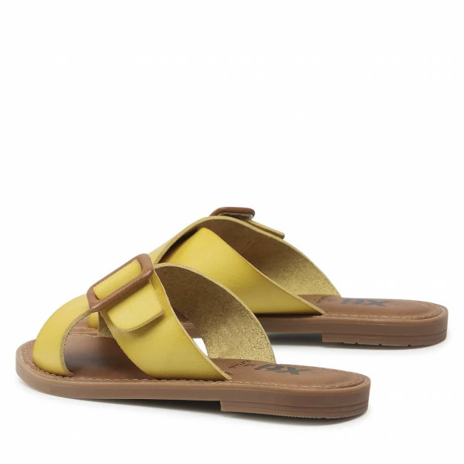 Clogs And Mules Slides XTI - 57502 Yellow Yellow 3 Clogs And Mules Slides XTI - 57502 Yellow Yellow - Image 3