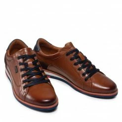 Casual Shoes WOJAS - 10023-53 J.Brąz/Granatowy Brown -Cheap Wojas Store 0000209445954 03 bs kopia