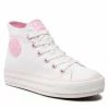 Laced Shoes Sneakers XTI - 57924 Nude White