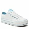 Laced Shoes Sneakers XTI - 57925 Light Blue White