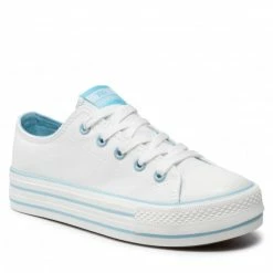 Laced Shoes Sneakers XTI - 57925 Light Blue White