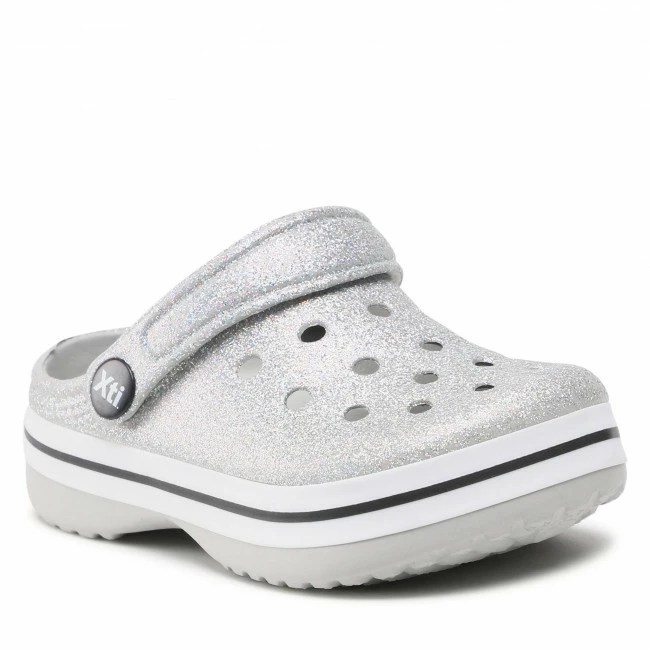 Clogs And Mules Slides XTI - 57956 Plata Silver 1 Clogs And Mules Slides XTI - 57956 Plata Silver