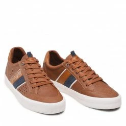 Sneakers Trainers WRANGLER - Pacific WM21020A Cognac 064 Brown -Cheap Wojas Store 0000300569252 08 rz