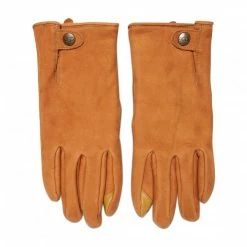 Leather Gloves Men's Gloves UGG - M Tabbed Splice Vent Lthr Glv 18832 Chestnut Brown