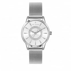 Women's Wristwatch TED BAKER - Glitza BKPFZF126 Silver/Silver Silver