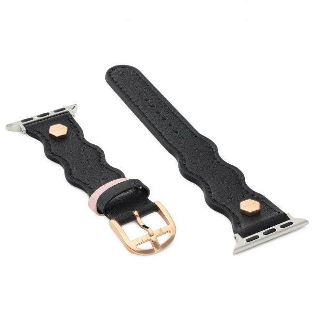 Accessories Changeable Strap For Apple Watch TED BAKER - BKS38F105 Black Black 1 Accessories Changeable Strap For Apple Watch TED BAKER - BKS38F105 Black Black
