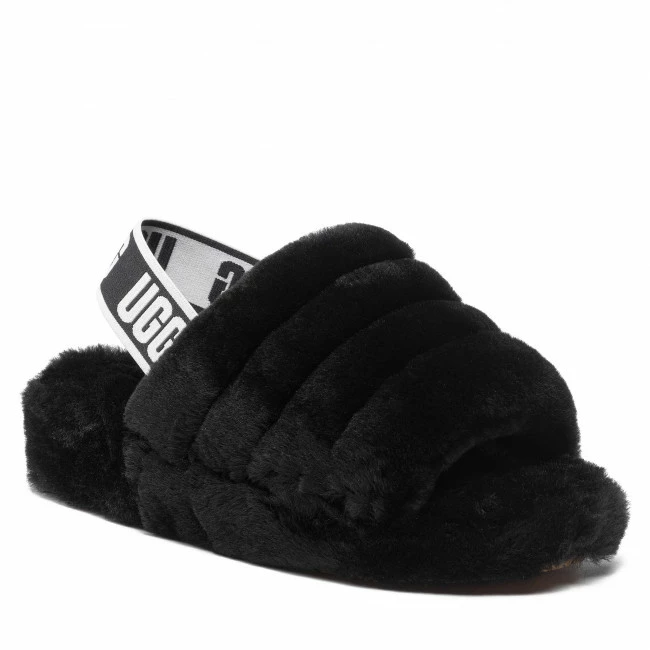 Slippers UGG - W Fluff Yeah Slide 1095119 W/Blk Black 1 Slippers UGG - W Fluff Yeah Slide 1095119 W/Blk Black