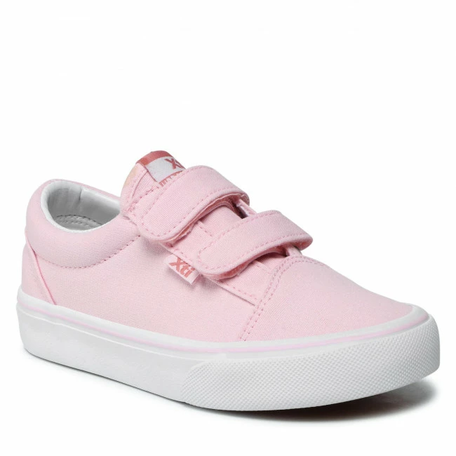 Velcro Plimsolls XTI - 57911 Nude Pink 1 Velcro Plimsolls XTI - 57911 Nude Pink