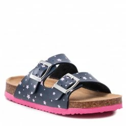 Clogs And Mules Slides XTI - 57929 Jeans Navy Blue