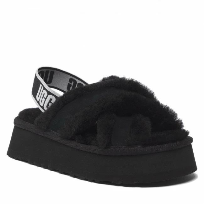 Slippers UGG - W Disco Cross Slide 1121550 Blk Black 1 Slippers UGG - W Disco Cross Slide 1121550 Blk Black