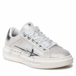 Sneakers Trainers WRANGLER - Jolin Lame' WL21552A Silver 004 Silver