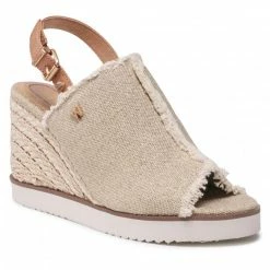 Espadrilles WRANGLER - Maiorca Sabot WL21701A Ecru/Gold 924 Beige