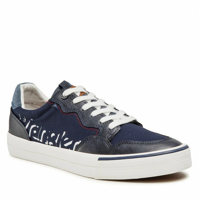 Plimsolls WRANGLER - Clay Basket WM21042A Navy 016 Navy Blue 1 Plimsolls WRANGLER - Clay Basket WM21042A Navy 016 Navy Blue