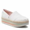 Espadrilles TOMS - Alpargata Platform Rope High 10017839 White/Canvas/Rainbow Eva White