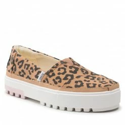 Flats Shoes TOMS - Alpargata Lug 10017833 Toffe Leopard Brown