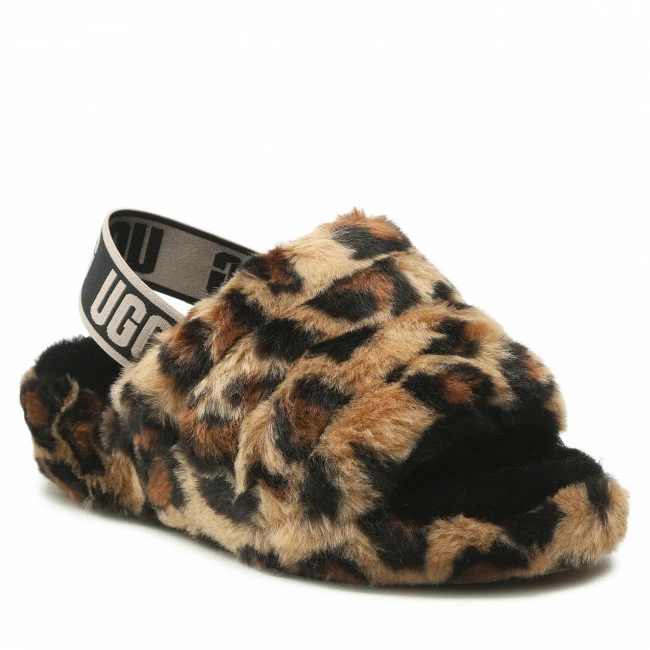Slippers UGG - W Fluff Yeah Slide Spotty 1130883 Nat Brown 1 Slippers UGG - W Fluff Yeah Slide Spotty 1130883 Nat Brown