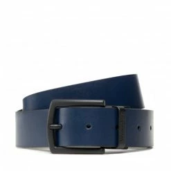 Men's Belts Pasek Męski WRANGLER - 2Sided Belt W0E7US114 Blue Black, Navy Blue