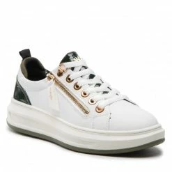 Sneakers Trainers WRANGLER - Jolin Zip WL22660A White/Military 742 White