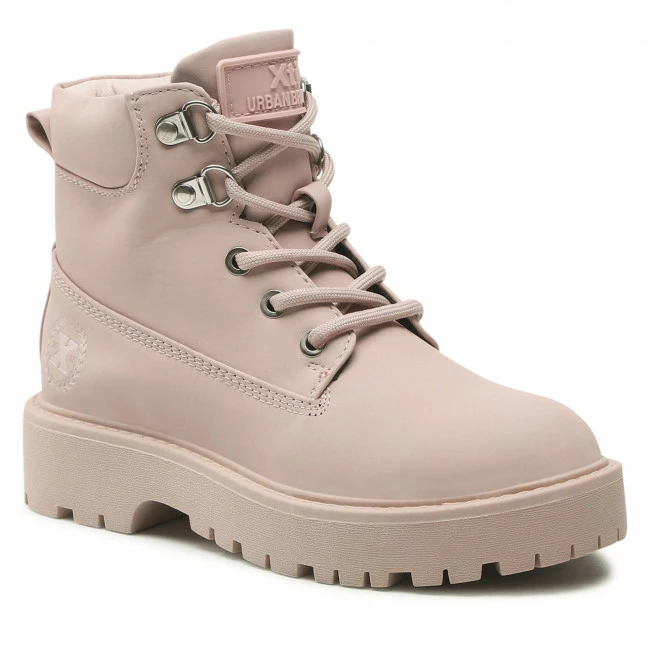 Trekker Boots Hiking Boots XTI - 150189 Nude Pink 1 Trekker Boots Hiking Boots XTI - 150189 Nude Pink